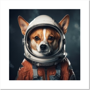 Astro Dog - Basenji Posters and Art